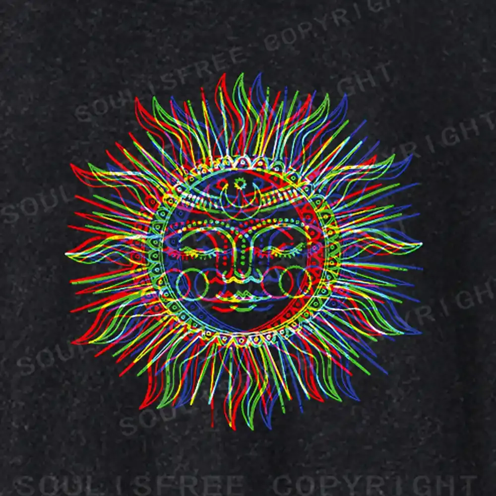 Vibes of the Sun Basic Washed T-shirt