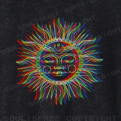 Vibes of the Sun Basic Washed T-shirt