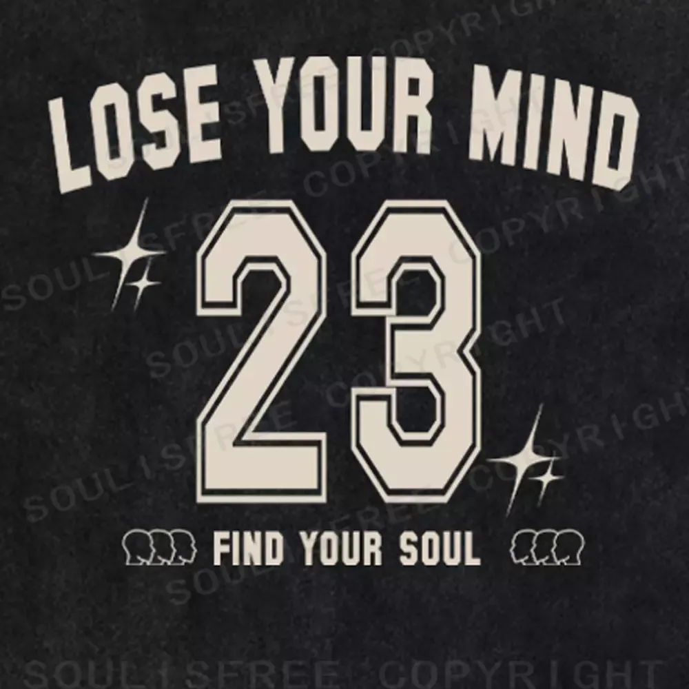 Personalized Lose Mind Washed T-shirt