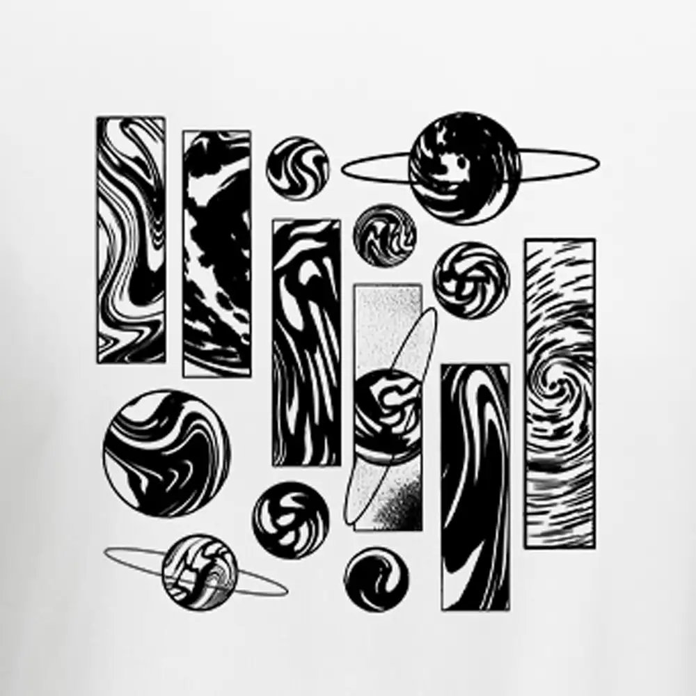 Galaxy Block Raglan Long Sleeve Crop Top