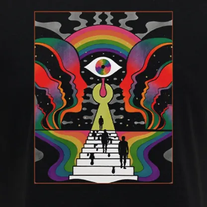 Step Into the Mind Block Raglan Long Sleeve Crop Top