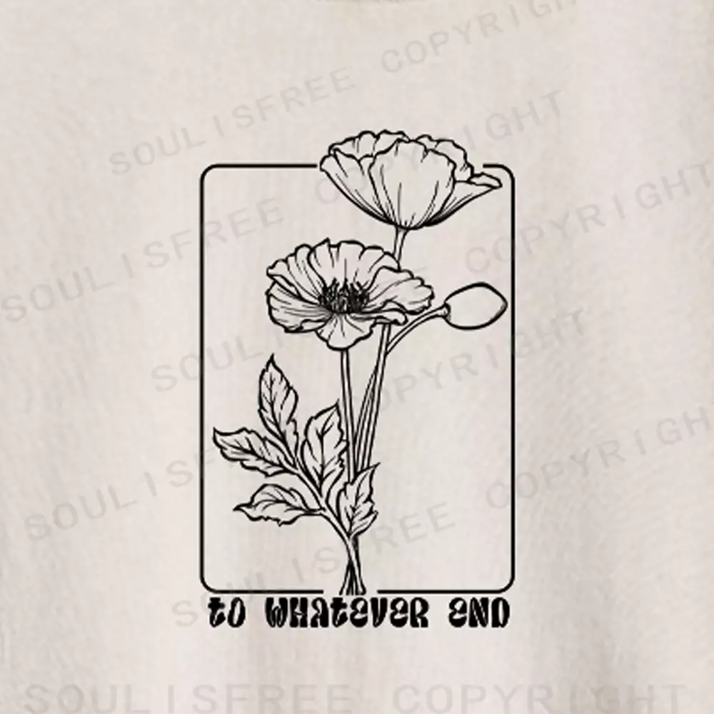 To Whatever End Washed Crop T-shirt