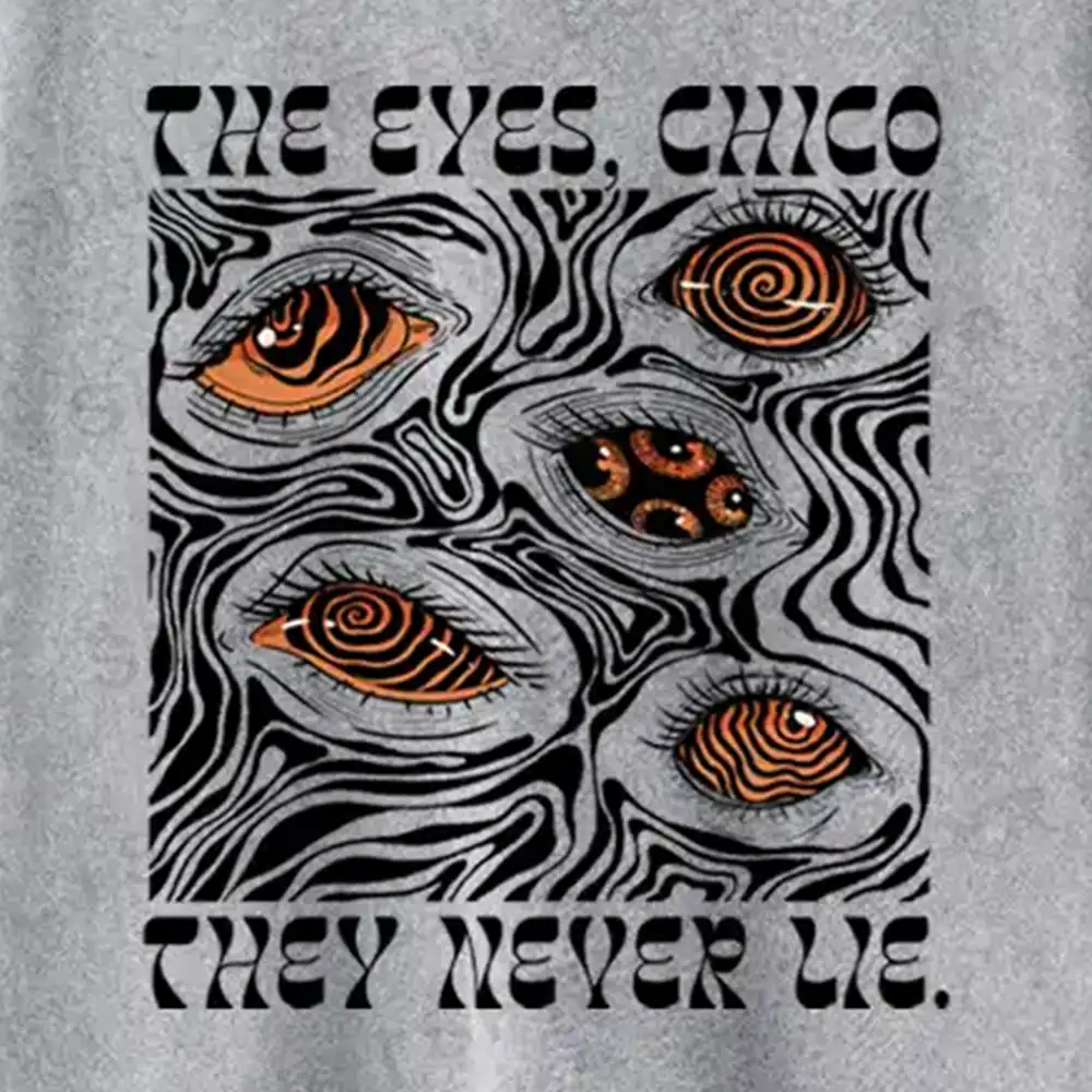 The Eyes Chico . They Never Lie Washed Long Sleeve Shirt