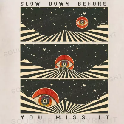 Staring Into the Infinite Washed T-shirt