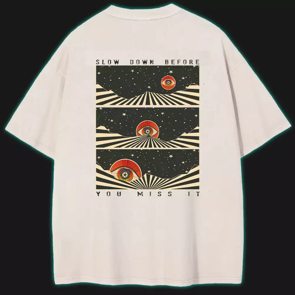 Staring Into the Infinite Washed T-shirt