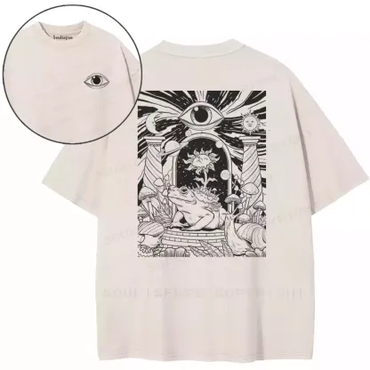 Eye-Toad Realm Totem Washed T-shirt