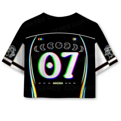 Mushroom and Moon Cropped Jersey