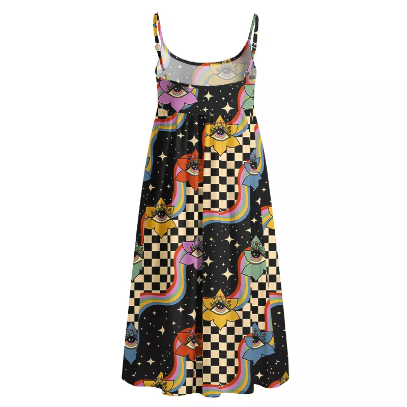 Soulisfree Vision Trip Boho Midi Dress
