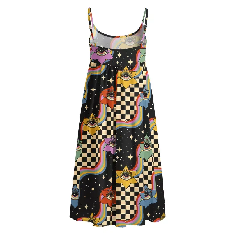 Soulisfree Vision Trip Boho Midi Dress