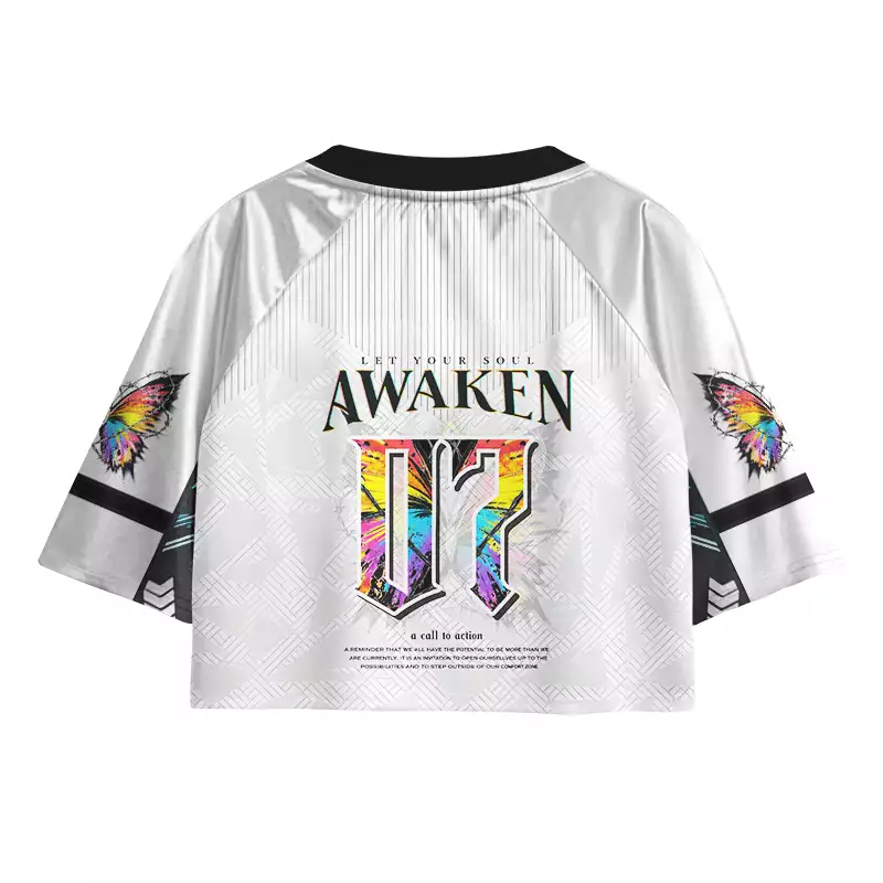 Soulisfree Let Your Soul Awaken Cropped Jersey