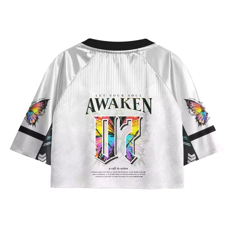 Soulisfree Let Your Soul Awaken Cropped Jersey