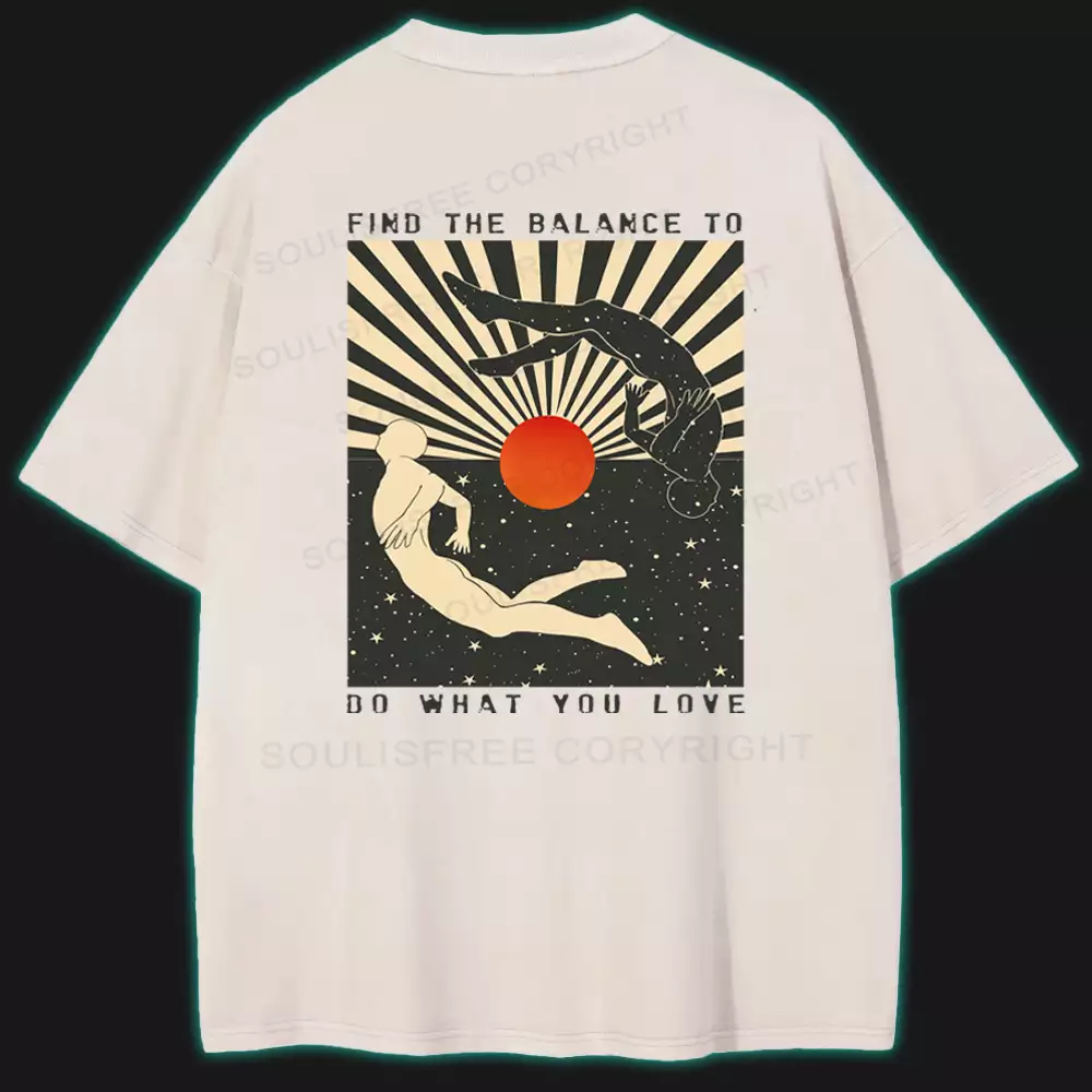 Do What You Love Washed Space T-shirt