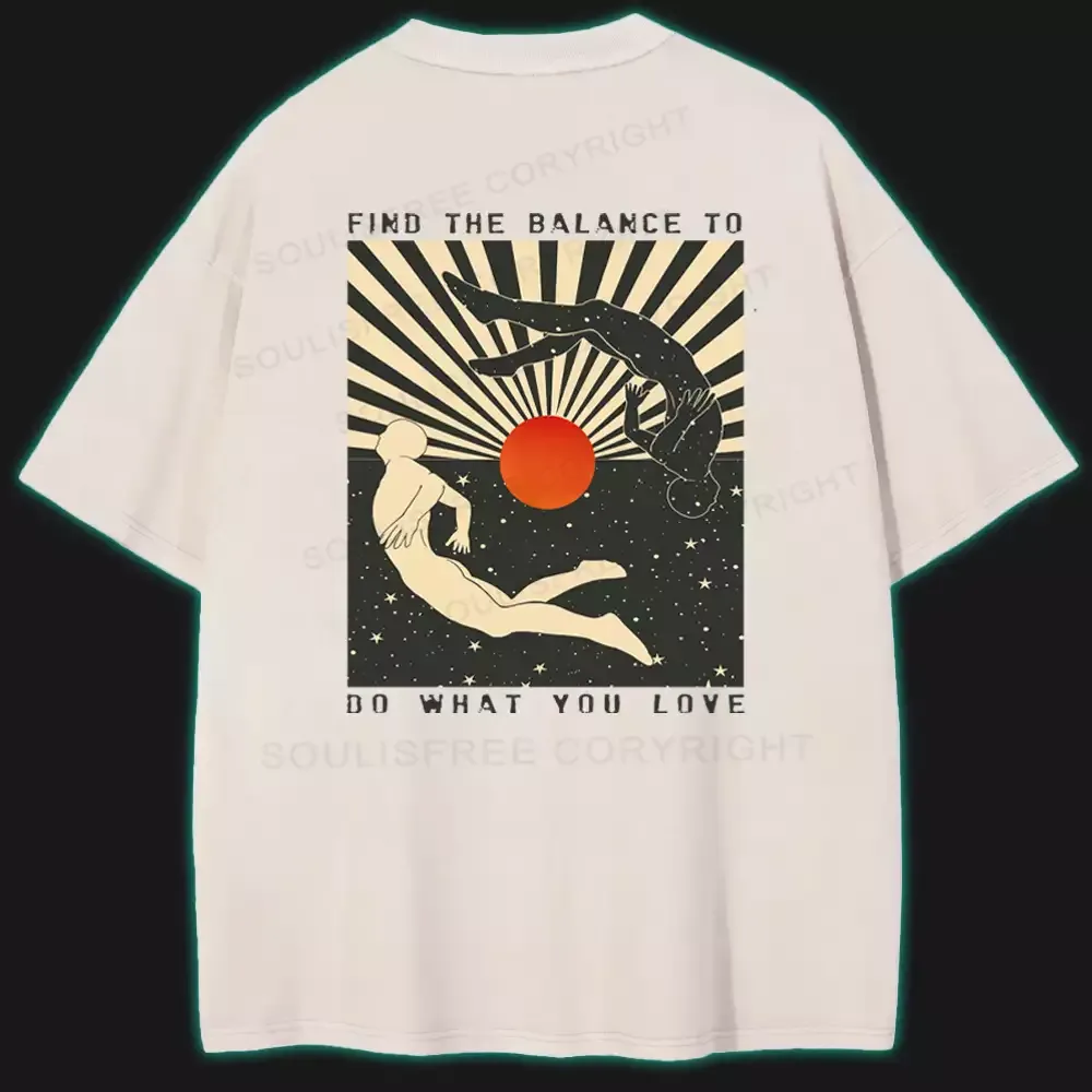 Do What You Love Washed Space T-shirt
