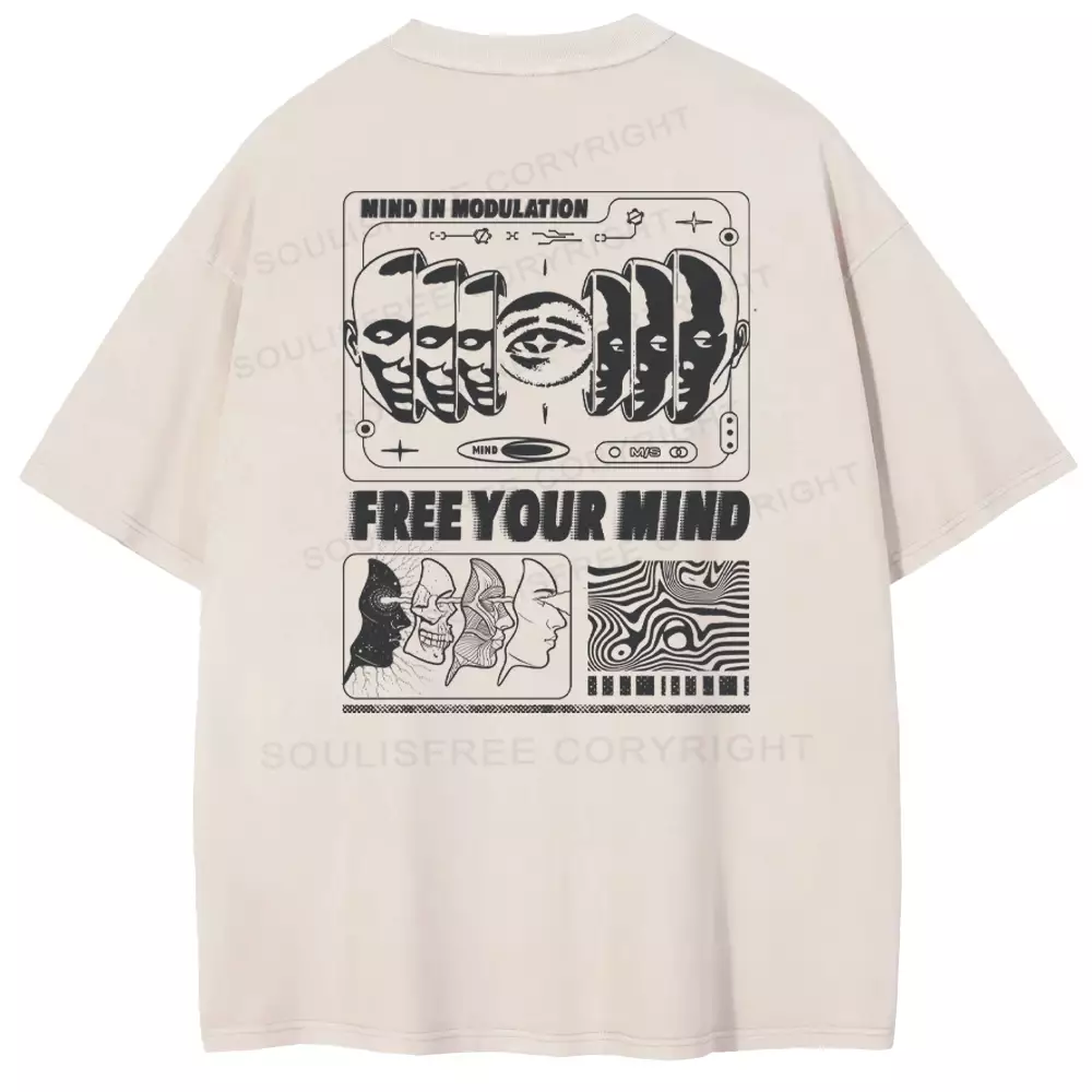 Free Your Mind Washed T-shirt