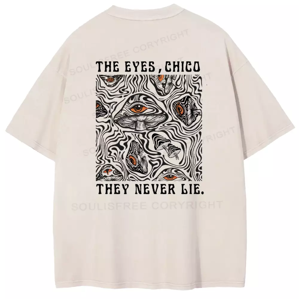 Mushroom Eyes, Infinite Truth Washed T-shirt