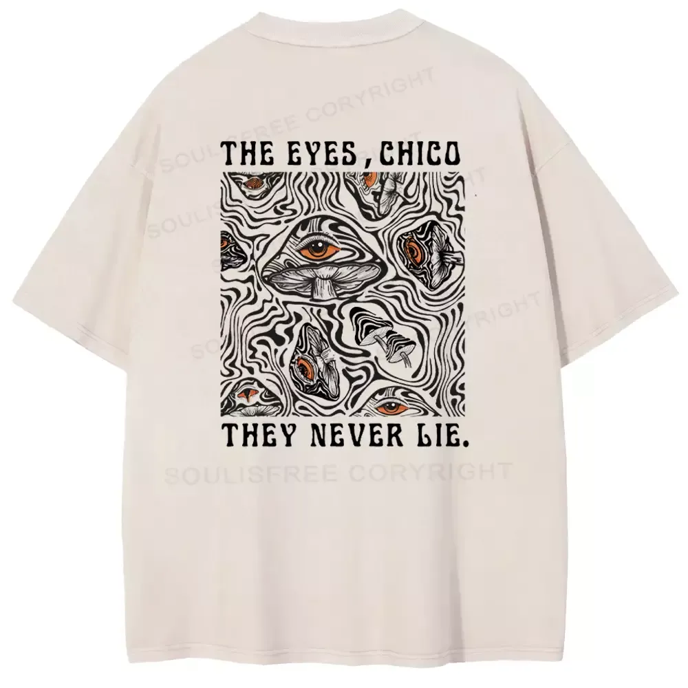 Mushroom Eyes, Infinite Truth Washed T-shirt