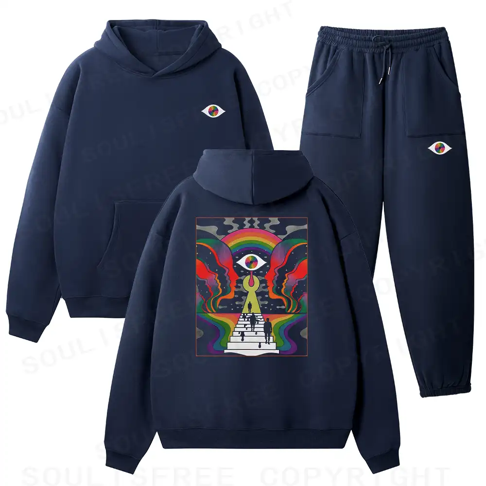 Step Into the Mind Fleece Hoodie Set