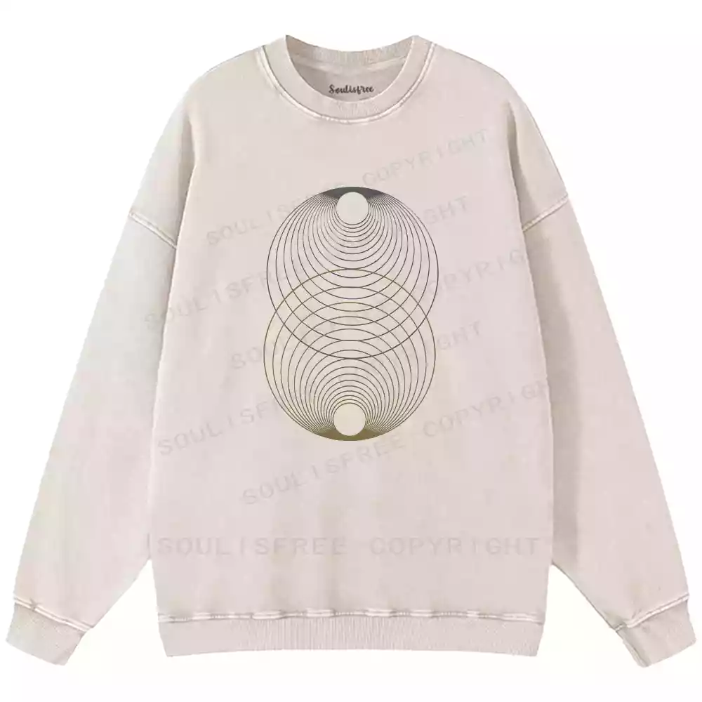 Cosmic Alignment Washed Sweatshirts