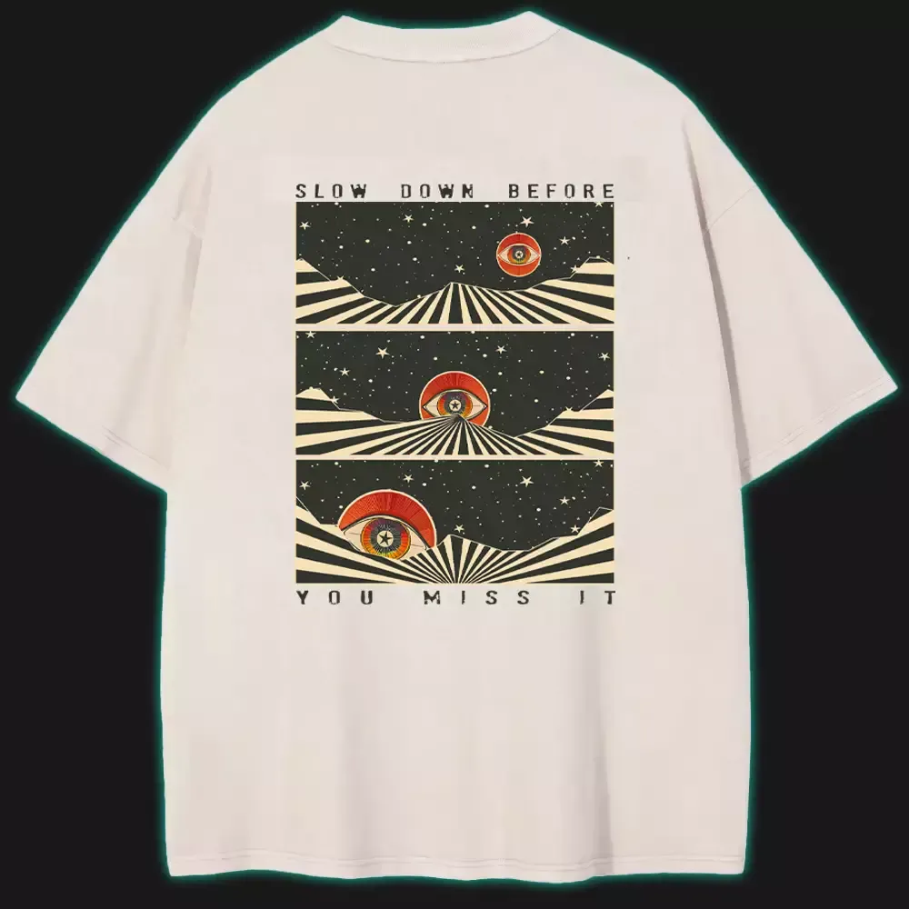 Staring Into the Infinite Washed T-shirt