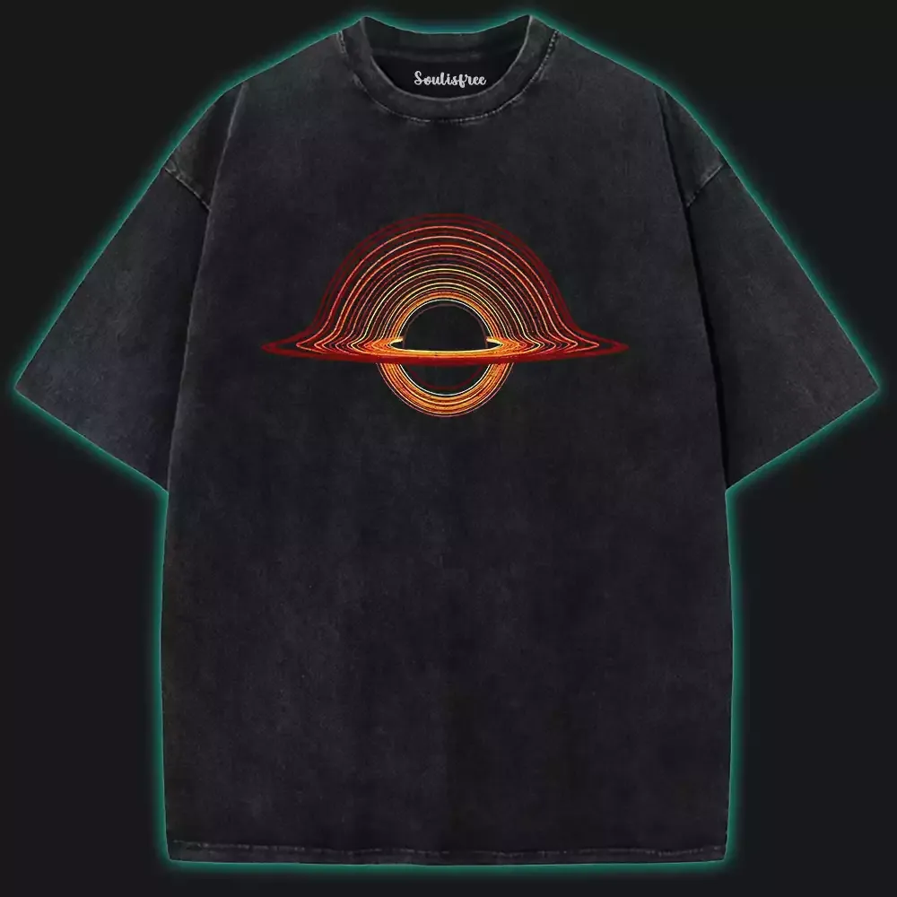 Planet Aperture Washed Space T-shirts
