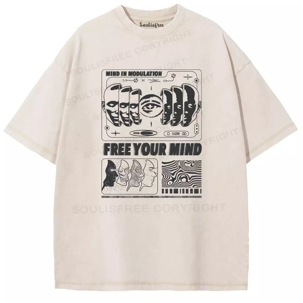 Free Your Mind Washed T-shirt
