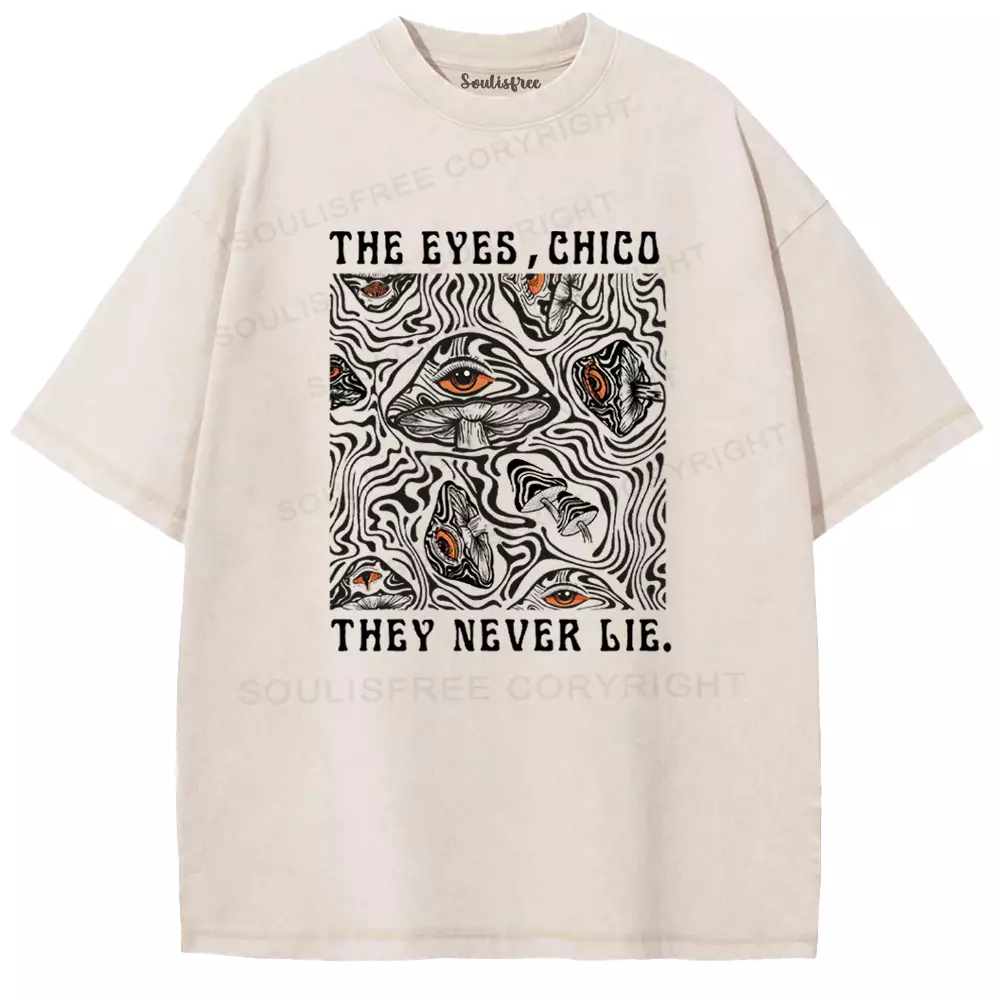 Mushroom Eyes, Infinite Truth Washed T-shirt