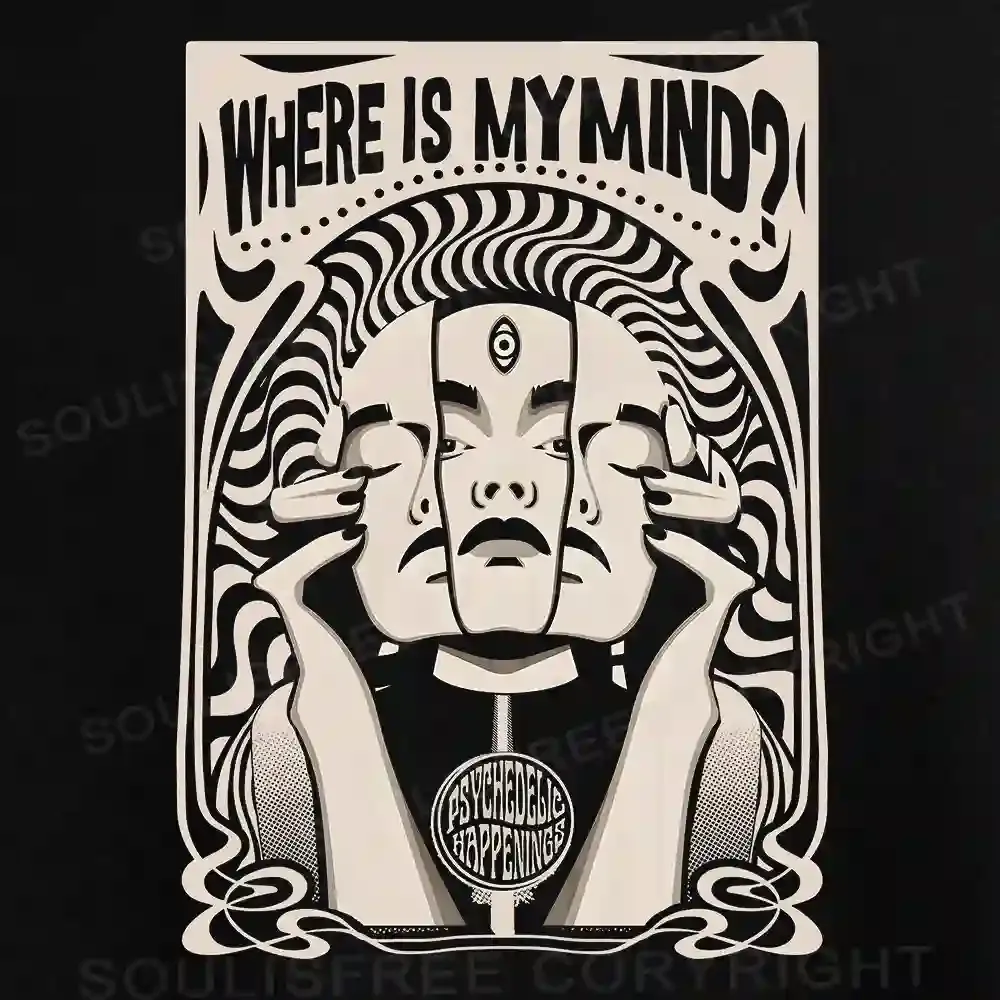 Where Is My Brain Ⅳ Crop Top