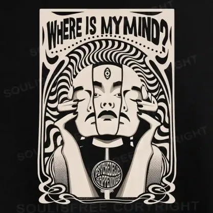 Where Is My Brain Ⅳ Crop Top