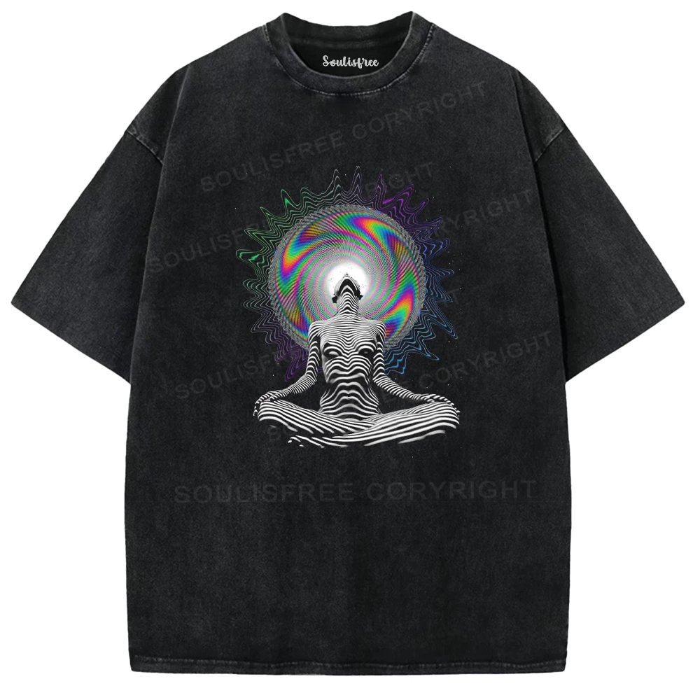 Vortex of Consciousness Washed T-shirt