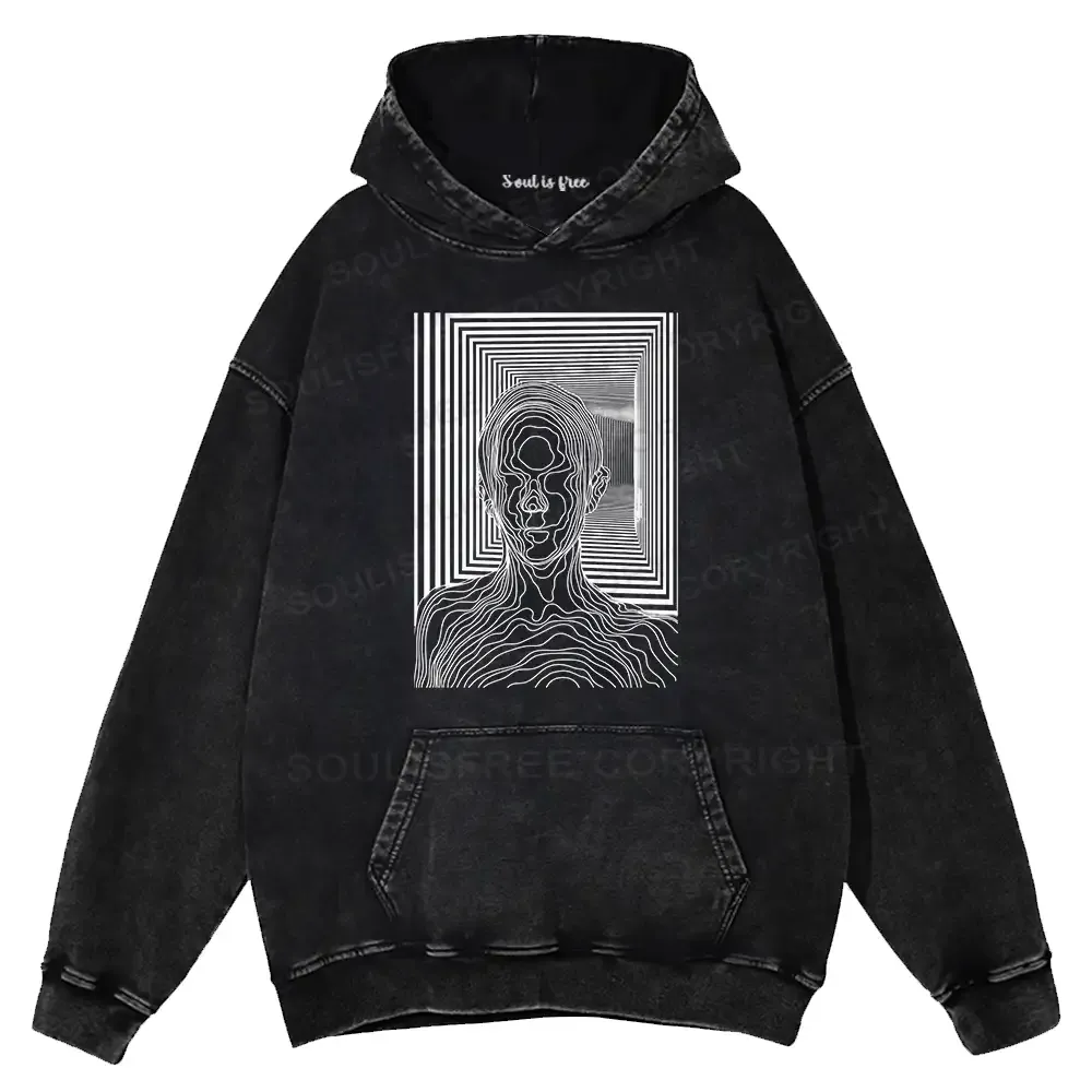 Designed Utopia Journey Washed Hoodie