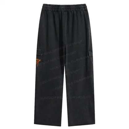 Eye Of Horus Washed Cargo pants