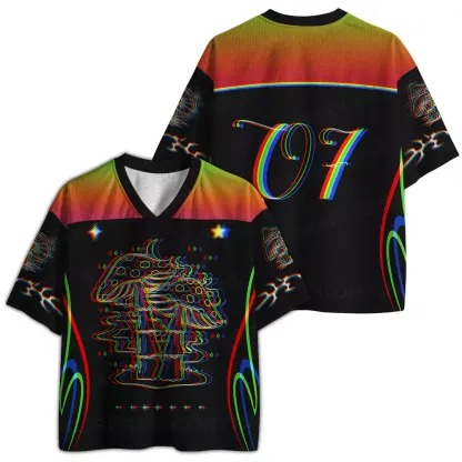 Soulisfree Cosmic Mushroom Glow Mesh Jersey 