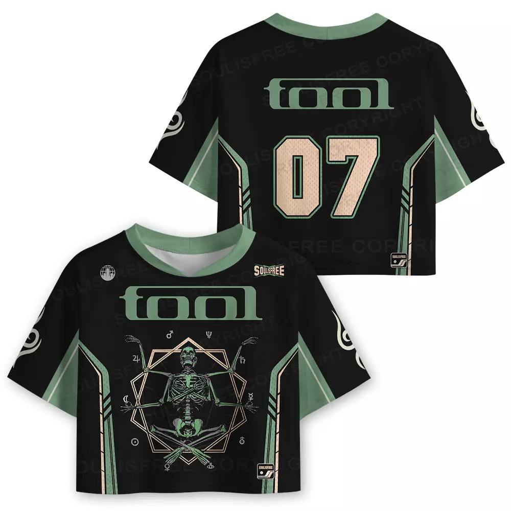 Soulisfree Soul Meditation Cropped Mesh Jersey