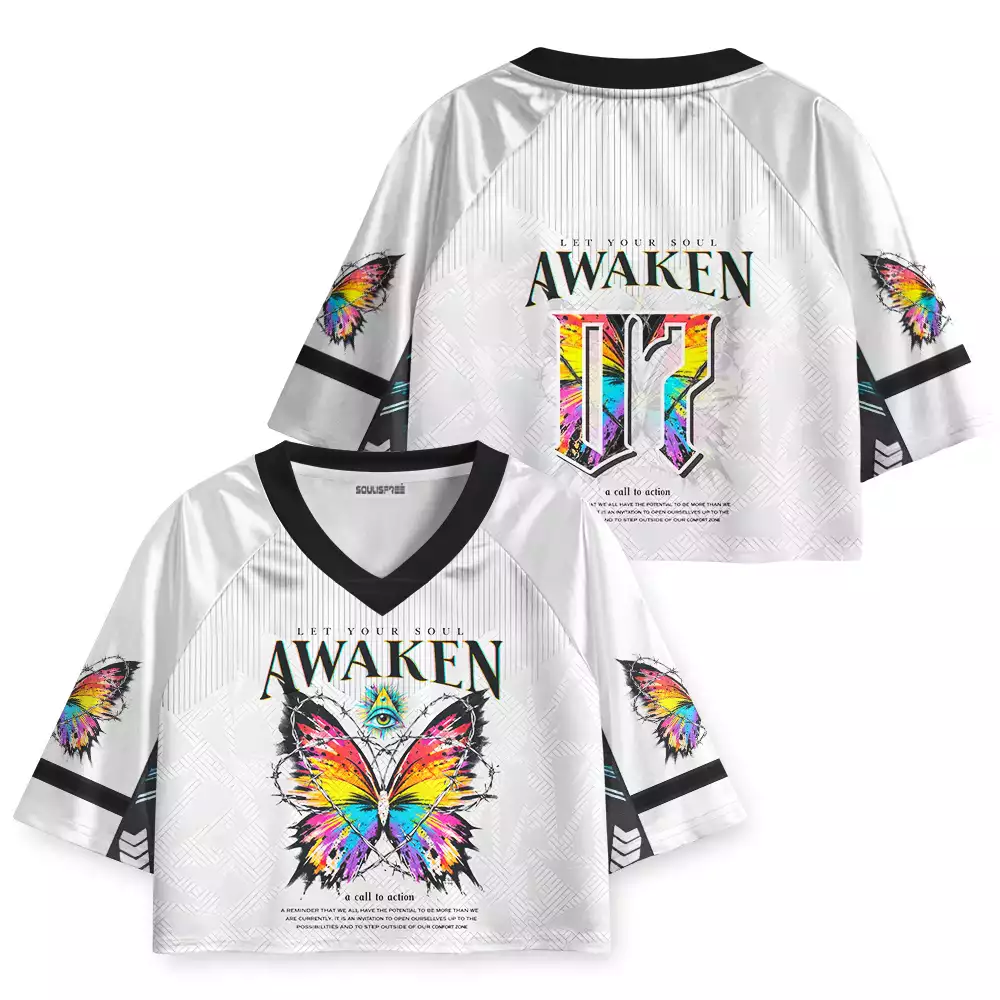 Soulisfree Let Your Soul Awaken Cropped Jersey