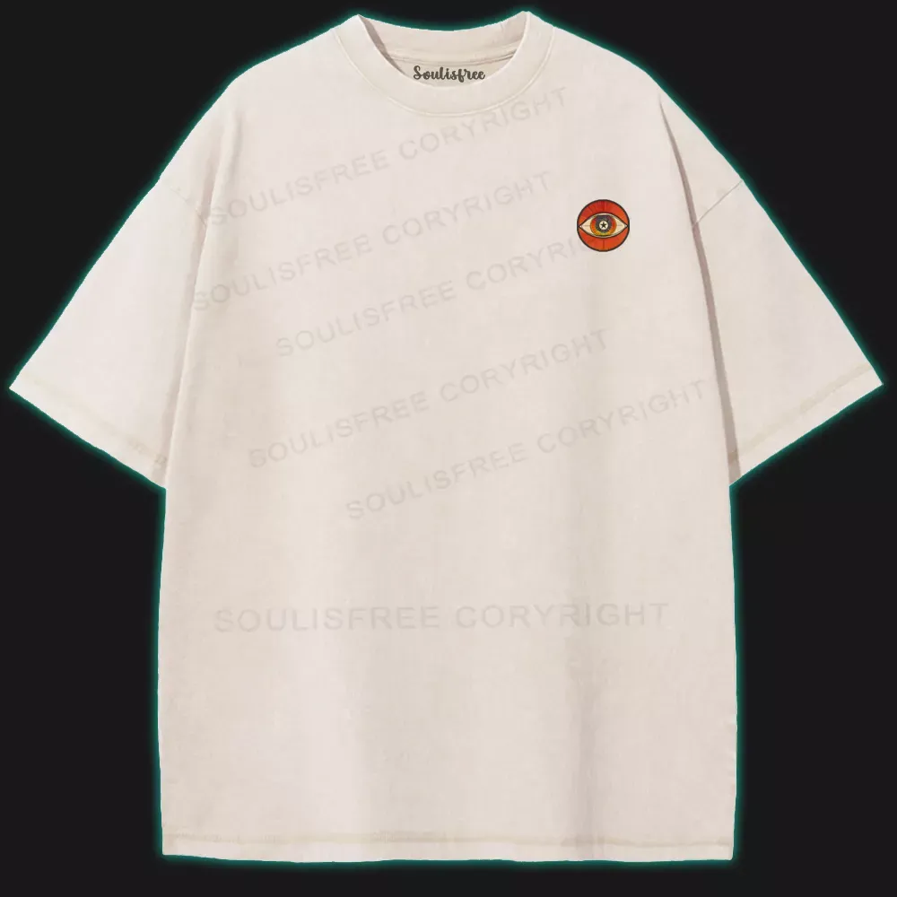 Staring Into the Infinite Washed T-shirt