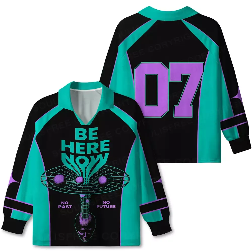 Here Now Long Sleeve Polo Jersey