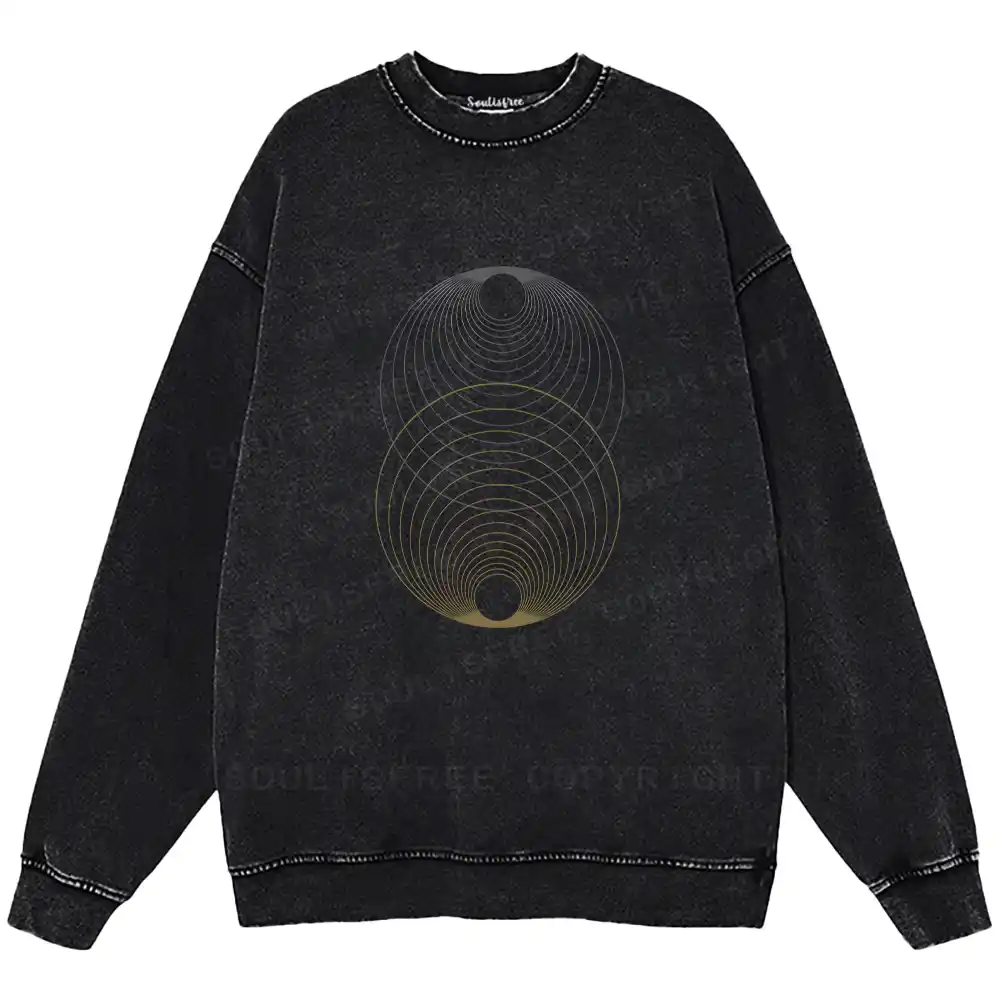 Cosmic Alignment Washed Sweatshirts