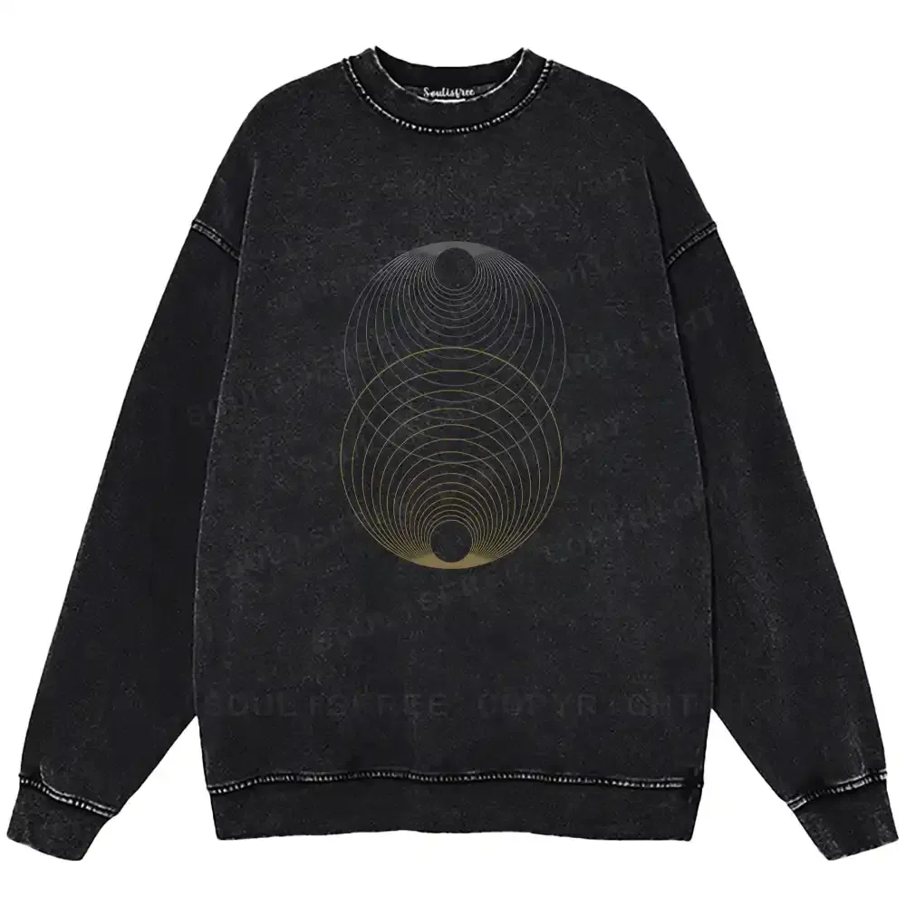 Cosmic Alignment Washed Sweatshirts