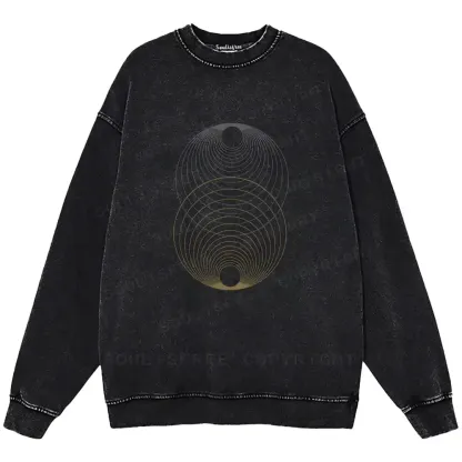 Cosmic Alignment Washed Sweatshirts