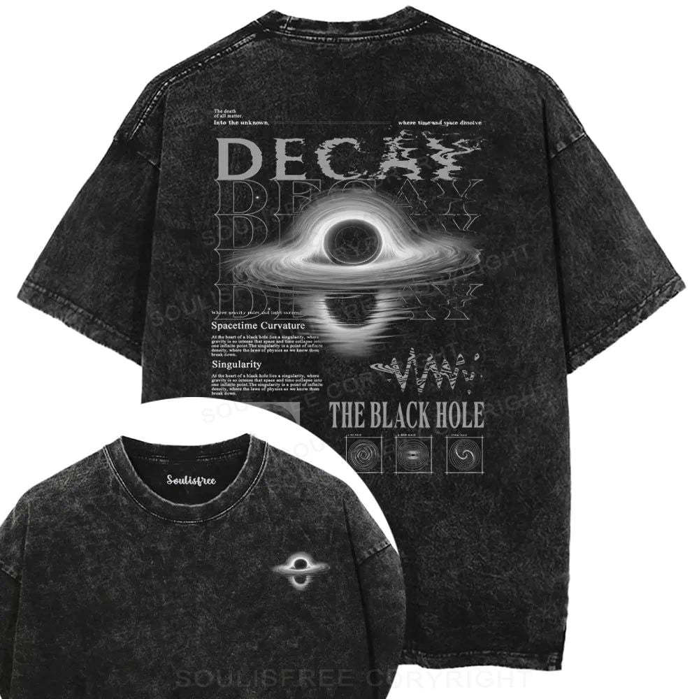Designed Decay - Into The Unknown washed t-shirts