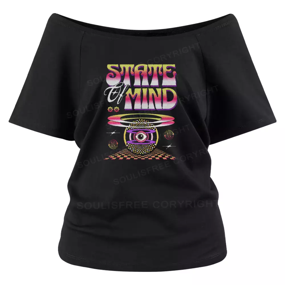 STATE OF MIND Off Shoulder Top