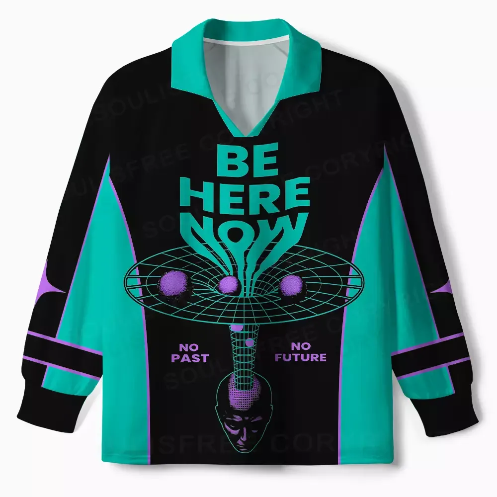 Here Now Long Sleeve Polo Jersey