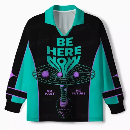 Here Now Long Sleeve Polo Jersey