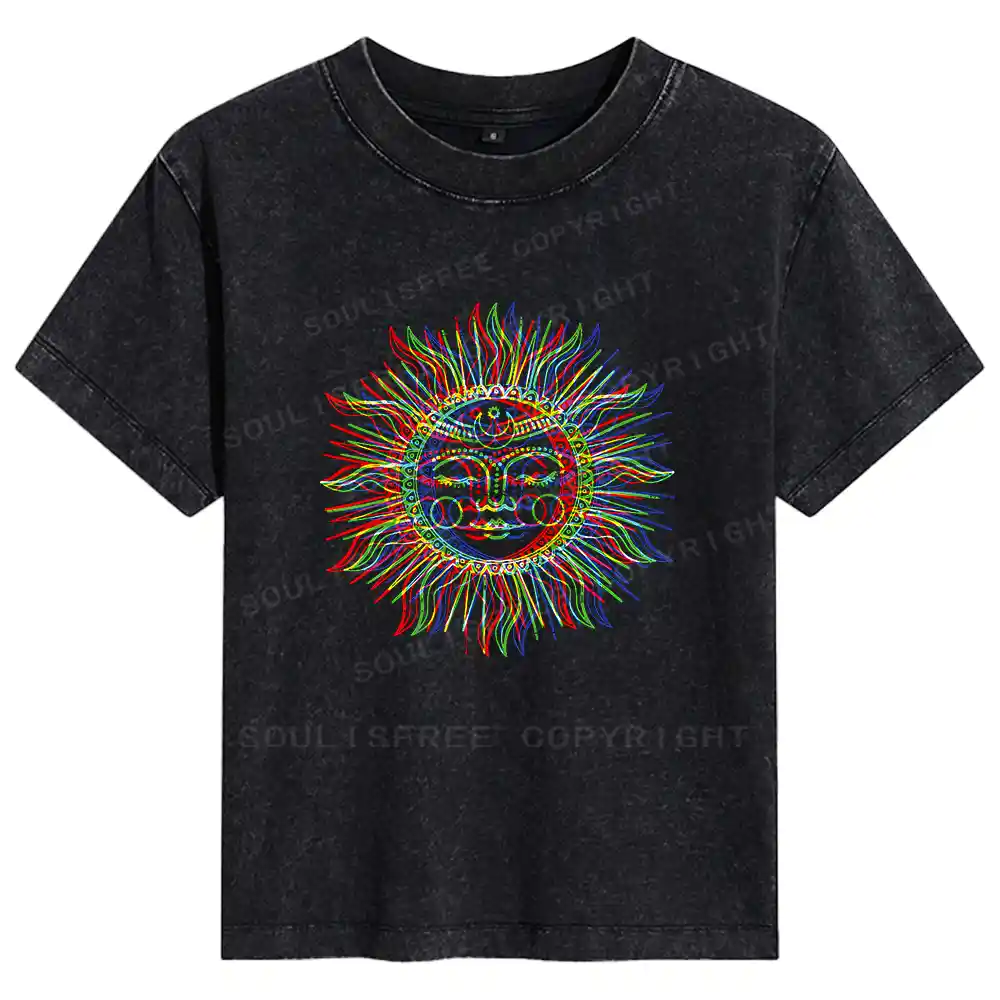 Vibes of the Sun Basic Washed T-shirt