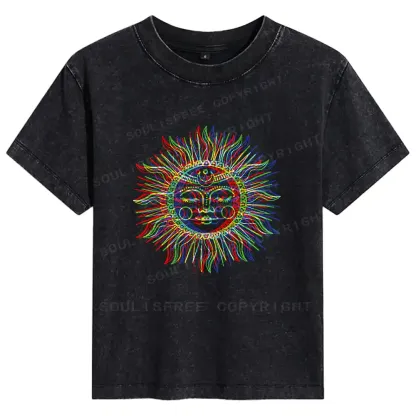 Vibes of the Sun Basic Washed T-shirt