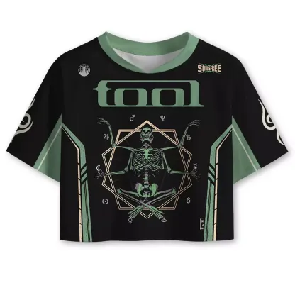 Soulisfree Soul Meditation Cropped Mesh Jersey