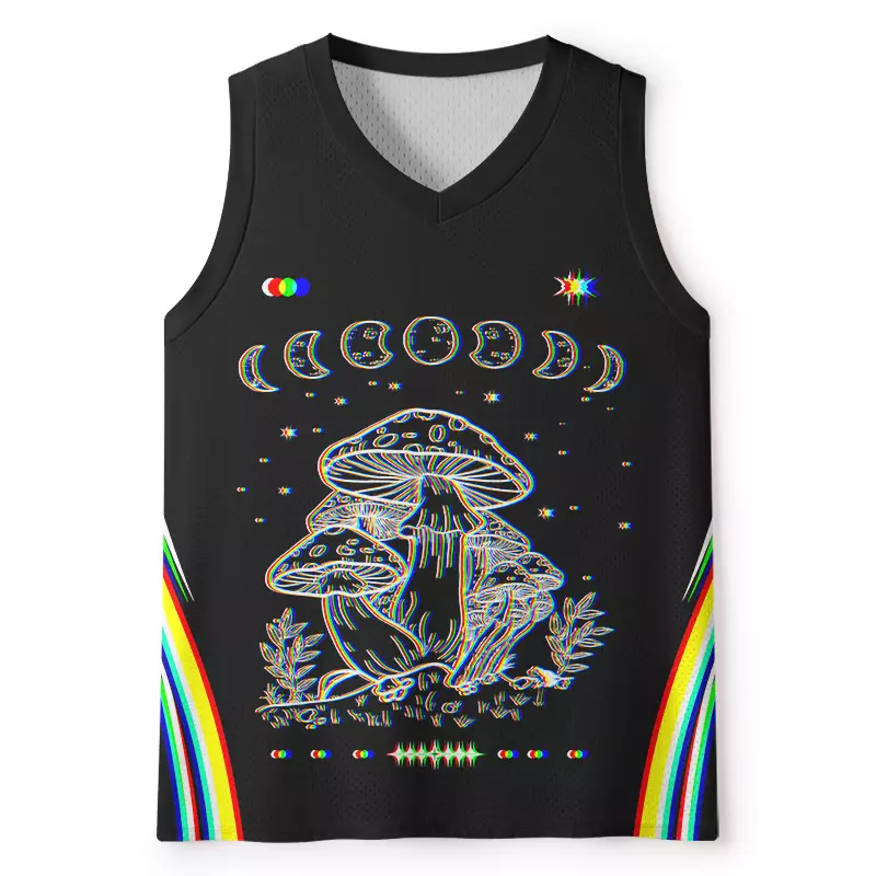 Soulisfree Mushroom and Moon Mesh Tank