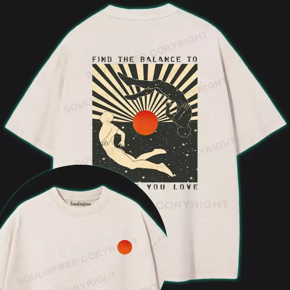 Do What You Love Washed Space T-shirt