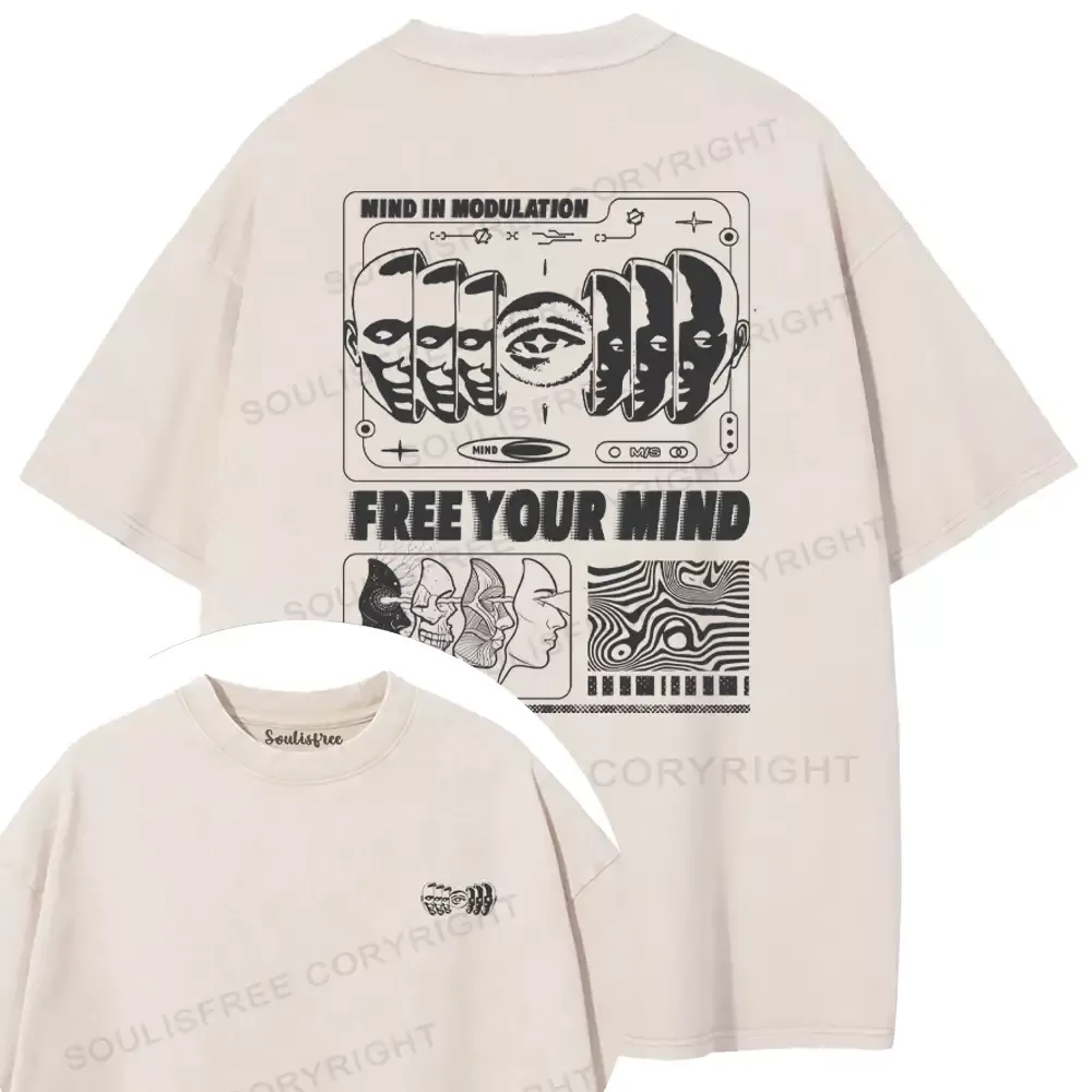 Free Your Mind Washed T-shirt