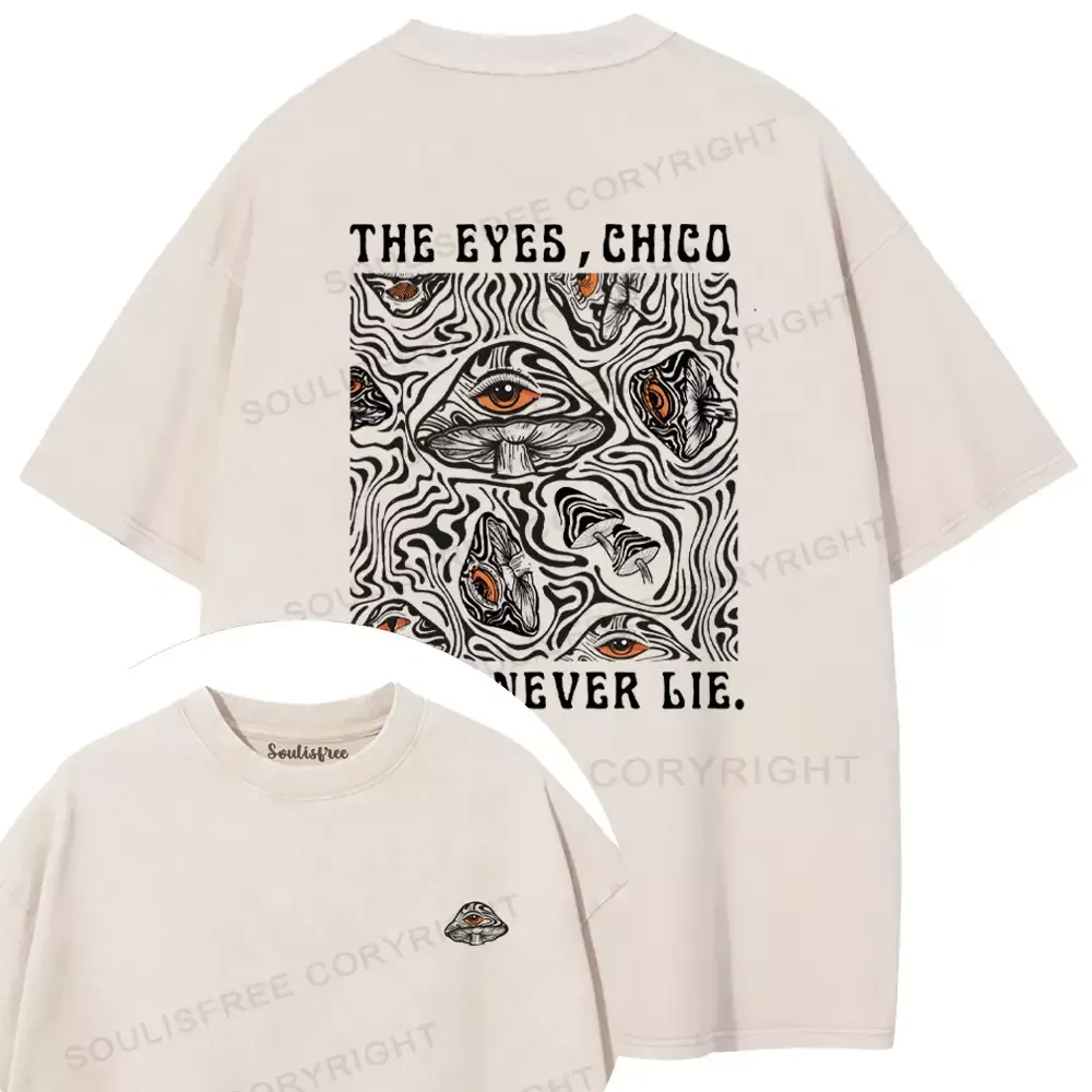 Mushroom Eyes, Infinite Truth Washed T-shirt